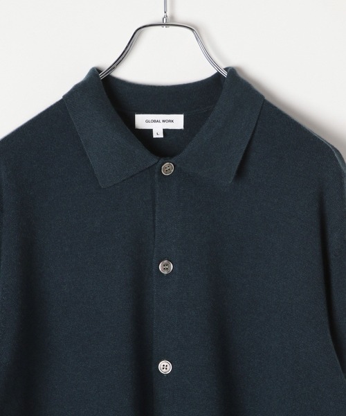 色んなもの GLOBAL WORK｜メルティポロカーディガン/116385 | Rakuten Fashion