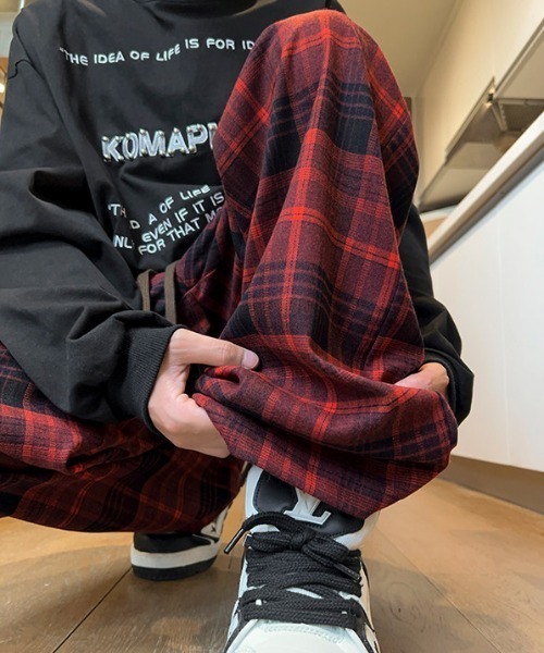 定番 チェック柄◇5Pチェックパンツ◇[品番：JG000011400