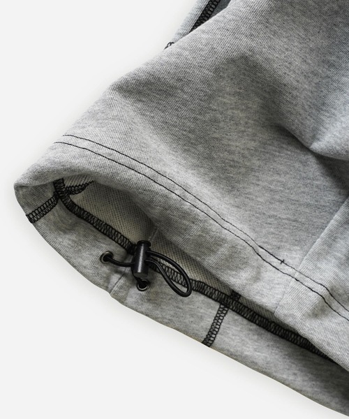 Aphlotus（アプロタス）の「バイカラー シンメトリーステッチデザイン 裏毛 スウェットパンツ（スウェットパンツ・メンズ・ブラック/アッシュグレー・LARGE/SMALL/MEDIUM）」の16枚目の写真