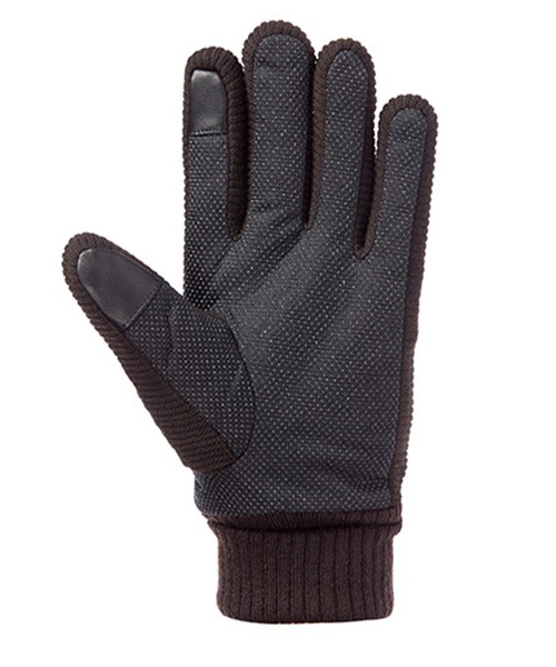 DAY CLOSET(デイ クローゼット)の「【タッチパネル対応】紳士用/メンズ/裏起毛の豚革グローブ/手袋(手袋・メンズ・ブラック/ブラウン・ONE SIZE)」の7枚目の写真