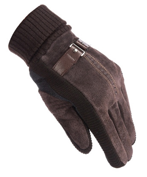 DAY CLOSET(デイ クローゼット)の「【タッチパネル対応】紳士用/メンズ/裏起毛の豚革グローブ/手袋(手袋・メンズ・ブラック/ブラウン・ONE SIZE)」の8枚目の写真