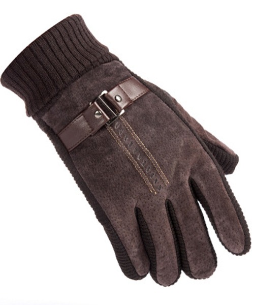 DAY CLOSET(デイ クローゼット)の「【タッチパネル対応】紳士用/メンズ/裏起毛の豚革グローブ/手袋(手袋・メンズ・ブラック/ブラウン・ONE SIZE)」の9枚目の写真