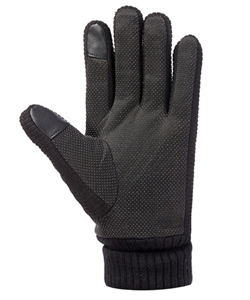 DAY CLOSET(デイ クローゼット)の「【タッチパネル対応】紳士用/メンズ/裏起毛の豚革グローブ/手袋(手袋・メンズ・ブラック/ブラウン・ONE SIZE)」の4枚目の写真