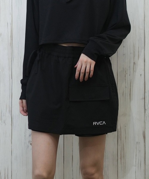 RVCA（ルーカ）の「RVCA/ルーカ ショートパンツ/水陸両用/UVケア BF043-850（その他パンツ・レディース・ブラック/ライトピンク/カーキオリーブ・M）」の2枚目の写真