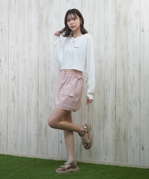 RVCA（ルーカ）の「RVCA/ルーカ ショートパンツ/水陸両用/UVケア BF043-850（その他パンツ・レディース・ブラック/ライトピンク/カーキオリーブ・M）」の6枚目の写真