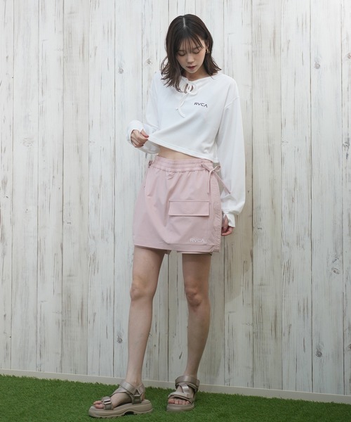 RVCA（ルーカ）の「RVCA/ルーカ ショートパンツ/水陸両用/UVケア BF043-850（その他パンツ・レディース・ブラック/ライトピンク/カーキオリーブ・M）」の7枚目の写真