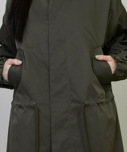FRAPBOIS（フラボア）の「ストツイル コート（モッズコート・レディース・カーキ/ネイビー・2/1）」の19枚目の写真