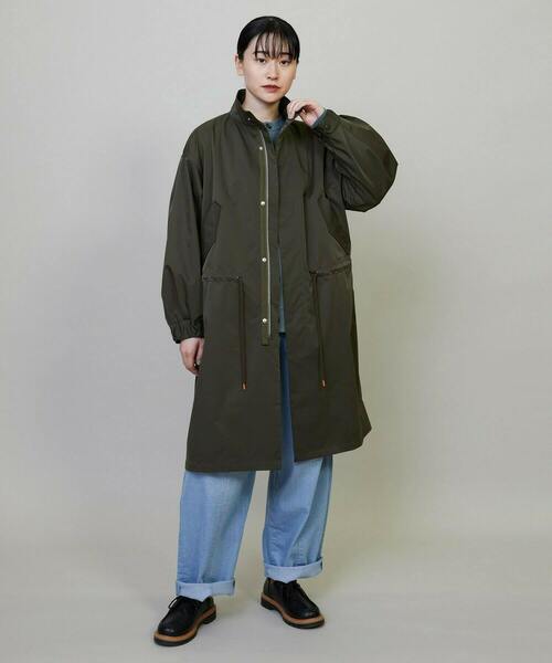 FRAPBOIS（フラボア）の「ストツイル コート（モッズコート・レディース・カーキ/ネイビー・2/1）」の21枚目の写真