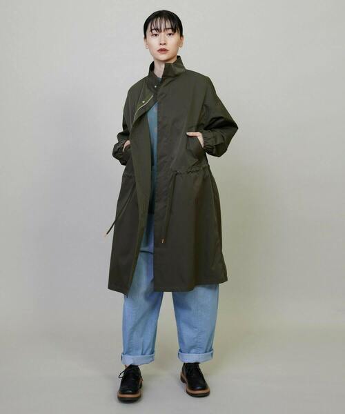 FRAPBOIS（フラボア）の「ストツイル コート（モッズコート・レディース・カーキ/ネイビー・2/1）」の22枚目の写真