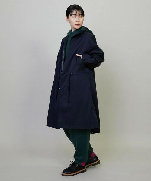FRAPBOIS（フラボア）の「ストツイル コート（モッズコート・レディース・カーキ/ネイビー・2/1）」の4枚目の写真