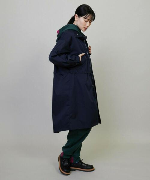 FRAPBOIS（フラボア）の「ストツイル コート（モッズコート・レディース・カーキ/ネイビー・2/1）」の6枚目の写真