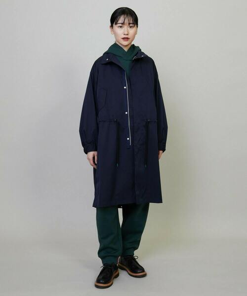 FRAPBOIS（フラボア）の「ストツイル コート（モッズコート・レディース・カーキ/ネイビー・2/1）」の8枚目の写真