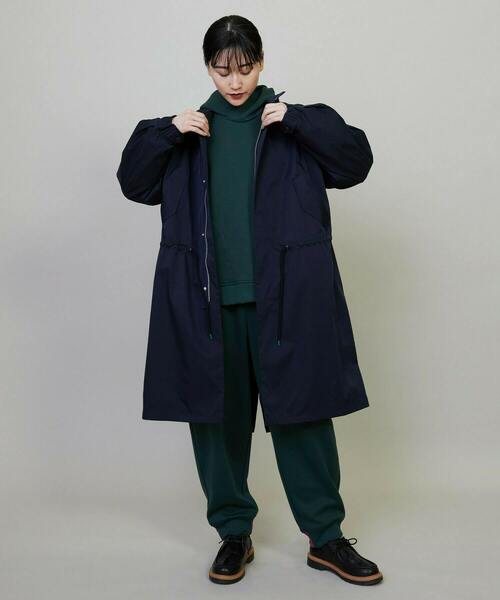 FRAPBOIS（フラボア）の「ストツイル コート（モッズコート・レディース・カーキ/ネイビー・2/1）」の10枚目の写真