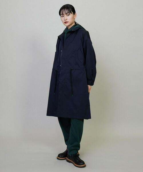 FRAPBOIS（フラボア）の「ストツイル コート（モッズコート・レディース・カーキ/ネイビー・2/1）」の11枚目の写真