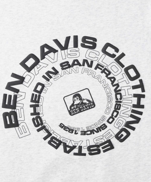 Right-on(ライトオン)の「BEN DAVIS(ベンデイビス)【メンズ】バックプリントスウェット(スウェット・メンズ・ダークグレー/ホワイト・M/L/XL)」の14枚目の写真