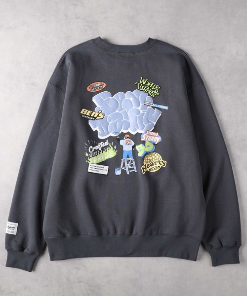 BEN DAVIS】別注 バックプリントスウェット（スウェット