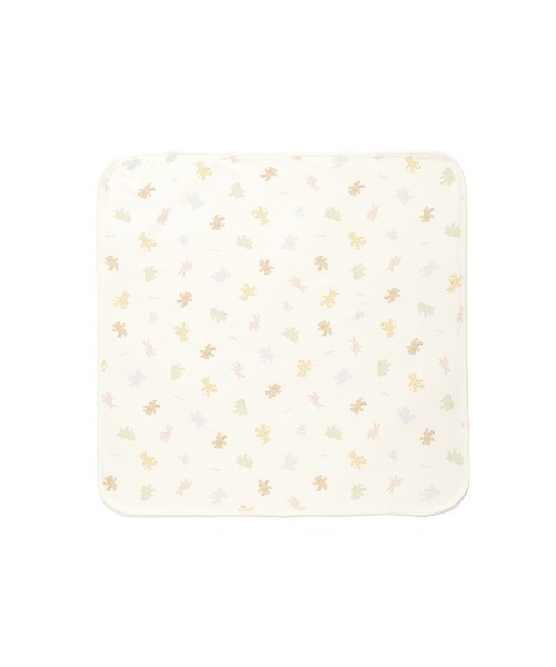 gelato pique（ジェラートピケ）の「【BABY】ぬいぐるみ柄ブランケット（おくるみ・キッズ・オフホワイト・FREE）」の4枚目の写真