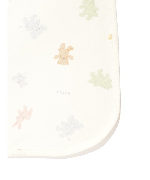 gelato pique（ジェラートピケ）の「【BABY】ぬいぐるみ柄ブランケット（おくるみ・キッズ・オフホワイト・FREE）」の5枚目の写真