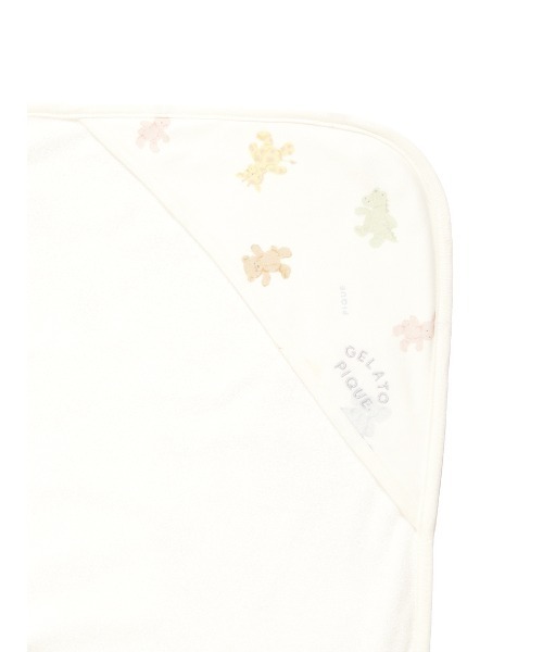 gelato pique（ジェラートピケ）の「【BABY】ぬいぐるみ柄ブランケット（おくるみ・キッズ・オフホワイト・FREE）」の6枚目の写真