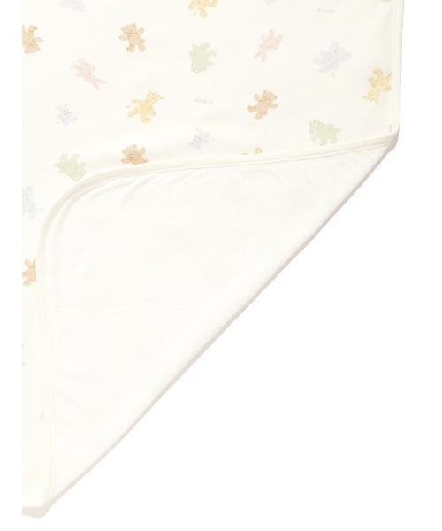 gelato pique（ジェラートピケ）の「【BABY】ぬいぐるみ柄ブランケット（おくるみ・キッズ・オフホワイト・FREE）」の7枚目の写真