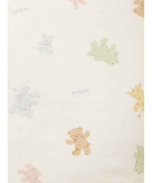 gelato pique（ジェラートピケ）の「【BABY】ぬいぐるみ柄ブランケット（おくるみ・キッズ・オフホワイト・FREE）」の8枚目の写真