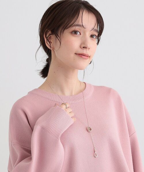 SHOO・LA・RUE（シューラルー）の「【2WAY】キラキラスリーミニリングネックレス（ネックレス・レディース・シルバー/ピンクゴールド/ゴールド/シルバー系その他・00）」の5枚目の写真