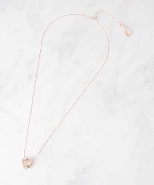 SHOO・LA・RUE（シューラルー）の「【2WAY】キラキラスリーミニリングネックレス（ネックレス・レディース・シルバー/ピンクゴールド/ゴールド/シルバー系その他・00）」の10枚目の写真