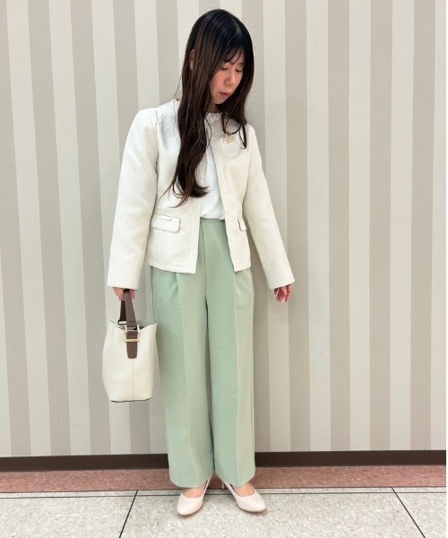 ストレッチ・ウォッシャブル・イージーケア】美ージーストレート（股下