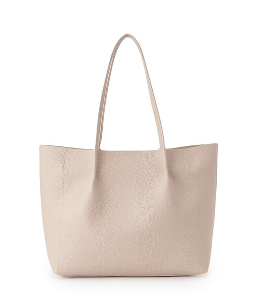 index（インデックス）の「【A4サイズ収納可】フラワーパーツ合皮トートバッグ（トートバッグ・レディース・ベージュ/グレー/ブラック・00）」の17枚目の写真