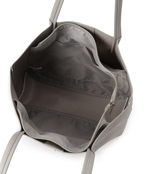 index（インデックス）の「【A4サイズ収納可】フラワーパーツ合皮トートバッグ（トートバッグ・レディース・ベージュ/グレー/ブラック・00）」の20枚目の写真