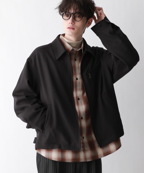 RAGEBLUE（レイジブルー）の「ツイルジップジャケット（ブルゾン・メンズ・ブラック/ホワイト/ベージュ・MEDIUM/LARGE）」の9枚目の写真