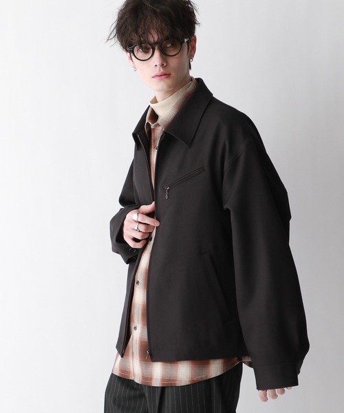 RAGEBLUE（レイジブルー）の「ツイルジップジャケット（ブルゾン・メンズ・ブラック/ホワイト/ベージュ・MEDIUM/LARGE）」の10枚目の写真