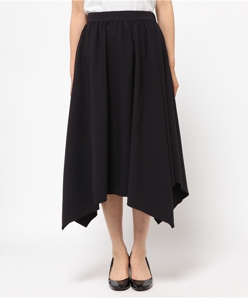 ROSE BUD（ローズバッド）の「LSK-15225 W/ELASTIC SQUARE SKIRT（スカート・レディース・ベージュ/ネイビー・ONE SIZE）」の10枚目の写真