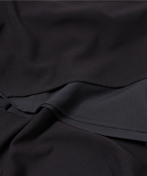 ROSE BUD（ローズバッド）の「LSK-15225 W/ELASTIC SQUARE SKIRT（スカート・レディース・ベージュ/ネイビー・ONE SIZE）」の4枚目の写真