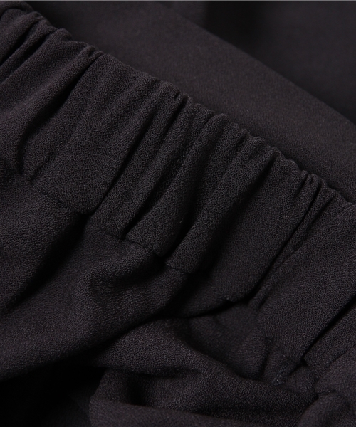 ROSE BUD（ローズバッド）の「LSK-15225 W/ELASTIC SQUARE SKIRT（スカート・レディース・ベージュ/ネイビー・ONE SIZE）」の3枚目の写真