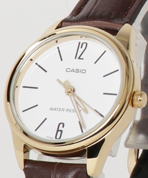CASIO(カシオ)の「【60】【ITN】【CASIO(カシオ)】アナログ ラウンド ゴールド レザー 腕時計(アナログ腕時計・レディース・ホワイト/ブラック/ゴールド/ホワイト系その他/ブラック系その他/ゴールド系その他・FREE)」の7枚目の写真