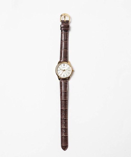 CASIO(カシオ)の「【60】【ITN】【CASIO(カシオ)】アナログ ラウンド ゴールド レザー 腕時計(アナログ腕時計・レディース・ホワイト/ブラック/ゴールド/ホワイト系その他/ブラック系その他/ゴールド系その他・FREE)」の12枚目の写真