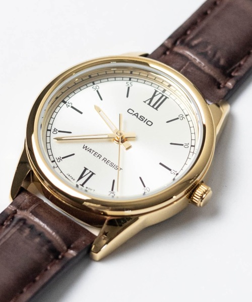 CASIO(カシオ)の「【60】【ITN】【CASIO(カシオ)】アナログ ラウンド ゴールド レザー 腕時計(アナログ腕時計・レディース・ホワイト/ブラック/ゴールド/ホワイト系その他/ブラック系その他/ゴールド系その他・FREE)」の9枚目の写真