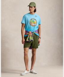 ポロラルフローレン　水着 USA古着ポロラルフローレン赤色 水着 サイドポケット付き