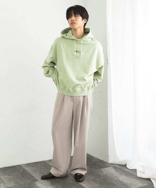 SENSE OF PLACE by URBAN RESEARCH(センスオブプレイスバイアーバンリサーチ)の「Gem Stone Cropped Hoodie(パーカー・メンズ・ネイビー/ブラック/ミント・MEDIUM/LARGE)」の20枚目の写真