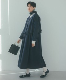 《natural by clip》2WAYフリルブラウス×2WAYノースリーブワンピース