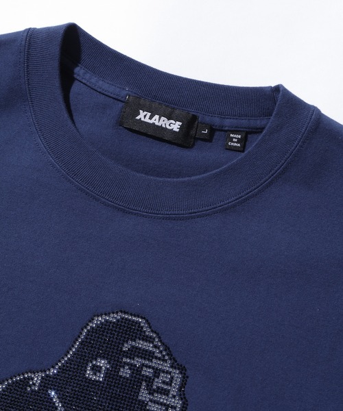 RHINE STONE SLANTED OG S/S TEE（Tシャツ/カットソー）｜XLARGE
