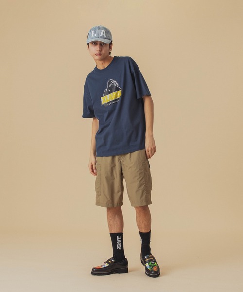 XLARGE(エクストララージ)の「RHINE STONE SLANTED OG S/S TEE(Tシャツ/カットソー・メンズ・ホワイト/ブラック/ネイビー・L/M/S/XL)」の17枚目の写真
