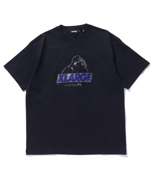 XLARGE（エクストララージ）の「RHINE STONE SLANTED OG S/S TEE（Tシャツ/カットソー・メンズ・ホワイト/ブラック/ネイビー・L/M/S/XL）」の22枚目の写真