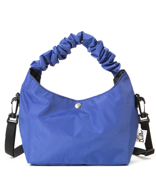 Drifter（ドリフター）の「GATHER HANDLE BAG／ギャザーハンドルバッグ（ショルダーバッグ・レディース・ケリーグリーン/ピンク/ブラック/ブルー/ブラウン/ピーコックグリーン系・FREE）」の5枚目の写真