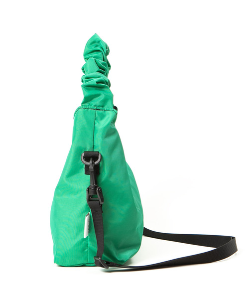 Drifter（ドリフター）の「GATHER HANDLE BAG／ギャザーハンドルバッグ（ショルダーバッグ・レディース・ケリーグリーン/ピンク/ブラック/ブルー/ブラウン/ピーコックグリーン系・FREE）」の19枚目の写真