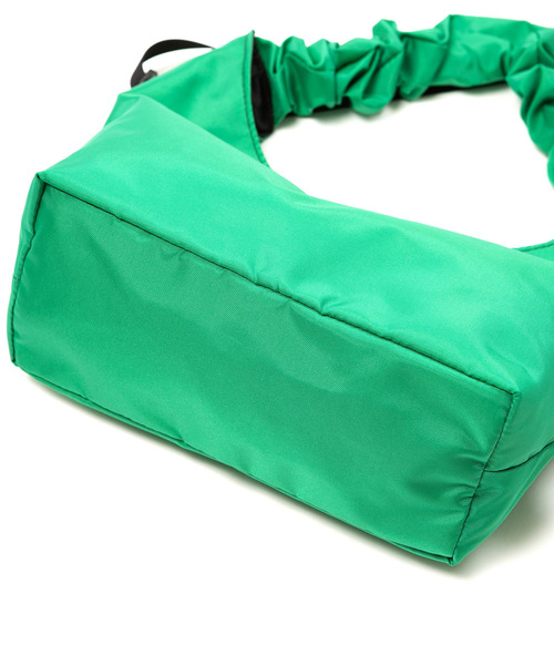 Drifter（ドリフター）の「GATHER HANDLE BAG／ギャザーハンドルバッグ（ショルダーバッグ・レディース・ケリーグリーン/ピンク/ブラック/ブルー/ブラウン/ピーコックグリーン系・FREE）」の21枚目の写真