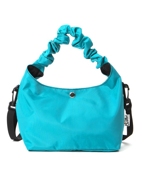 Drifter（ドリフター）の「GATHER HANDLE BAG／ギャザーハンドルバッグ（ショルダーバッグ・レディース・ケリーグリーン/ピンク/ブラック/ブルー/ブラウン/ピーコックグリーン系・FREE）」の12枚目の写真