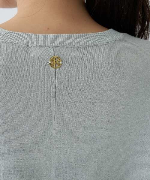 cloenc（クロエンス）の「イレヘムニットプルオーバー（ニット/セーター・レディース・グリーン系/ホワイト/ダークグレー・02）」の16枚目の写真