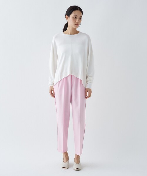 cloenc（クロエンス）の「イレヘムニットプルオーバー（ニット/セーター・レディース・グリーン系/ホワイト/ダークグレー・02）」の17枚目の写真